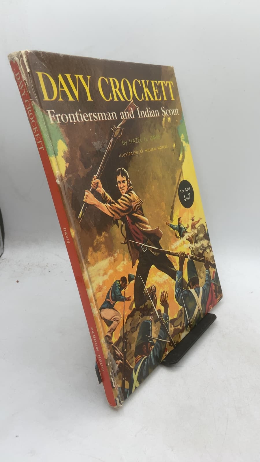 Davy Crockett: Frontiersman and Indian Scout by Hazel H. Davis - front cover