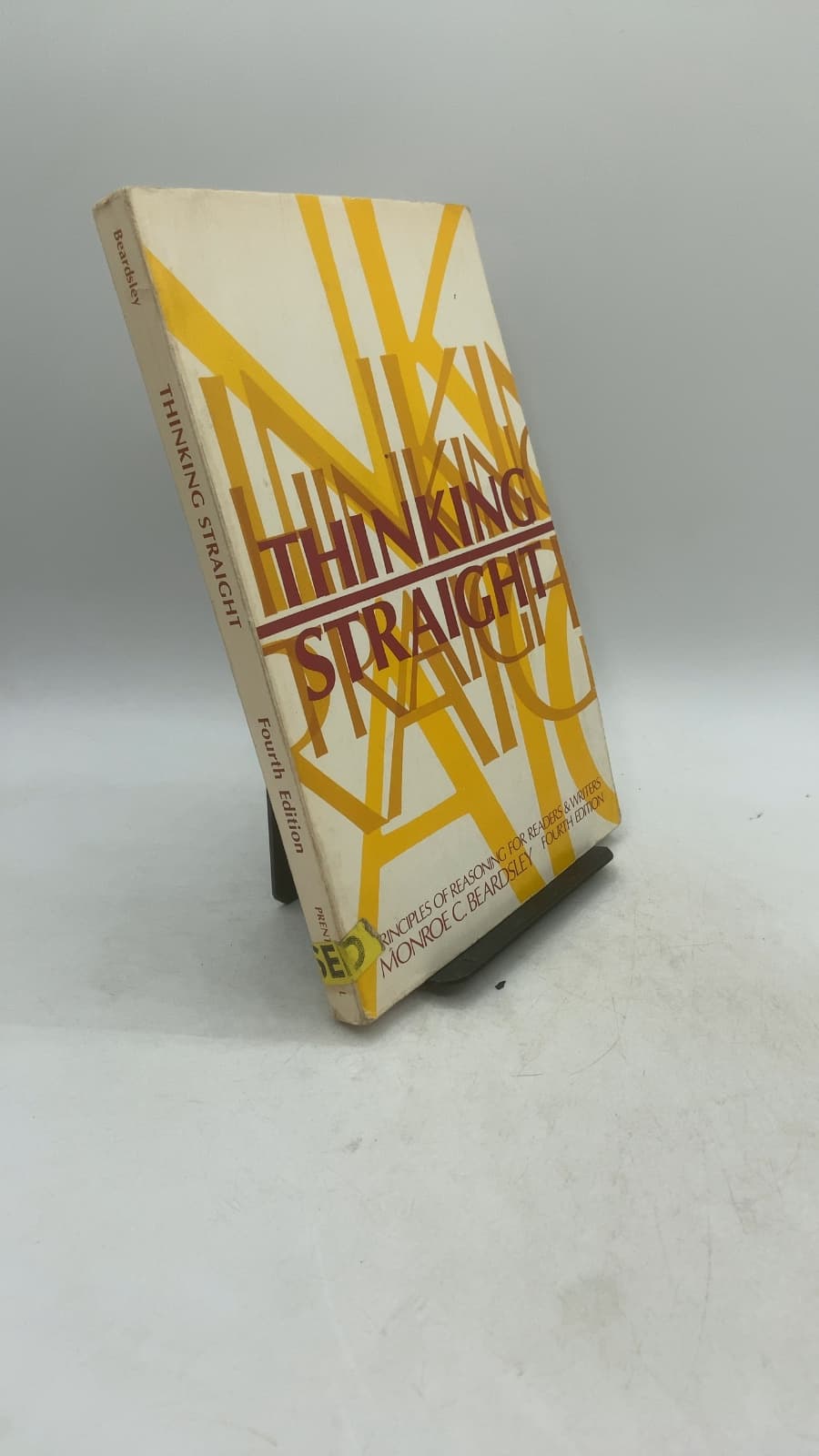 Thinking Straight: Principles of Reasoning for Readers and Writers by Monroe C. Beardsley - front cover