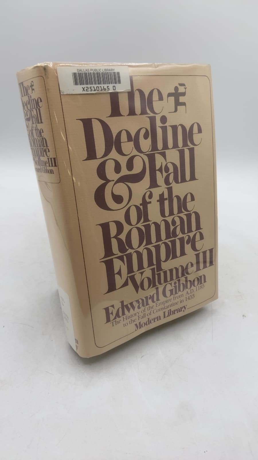 The Decline and Fall of the Roman Empire Volume III by Edward Gibbon - front cover