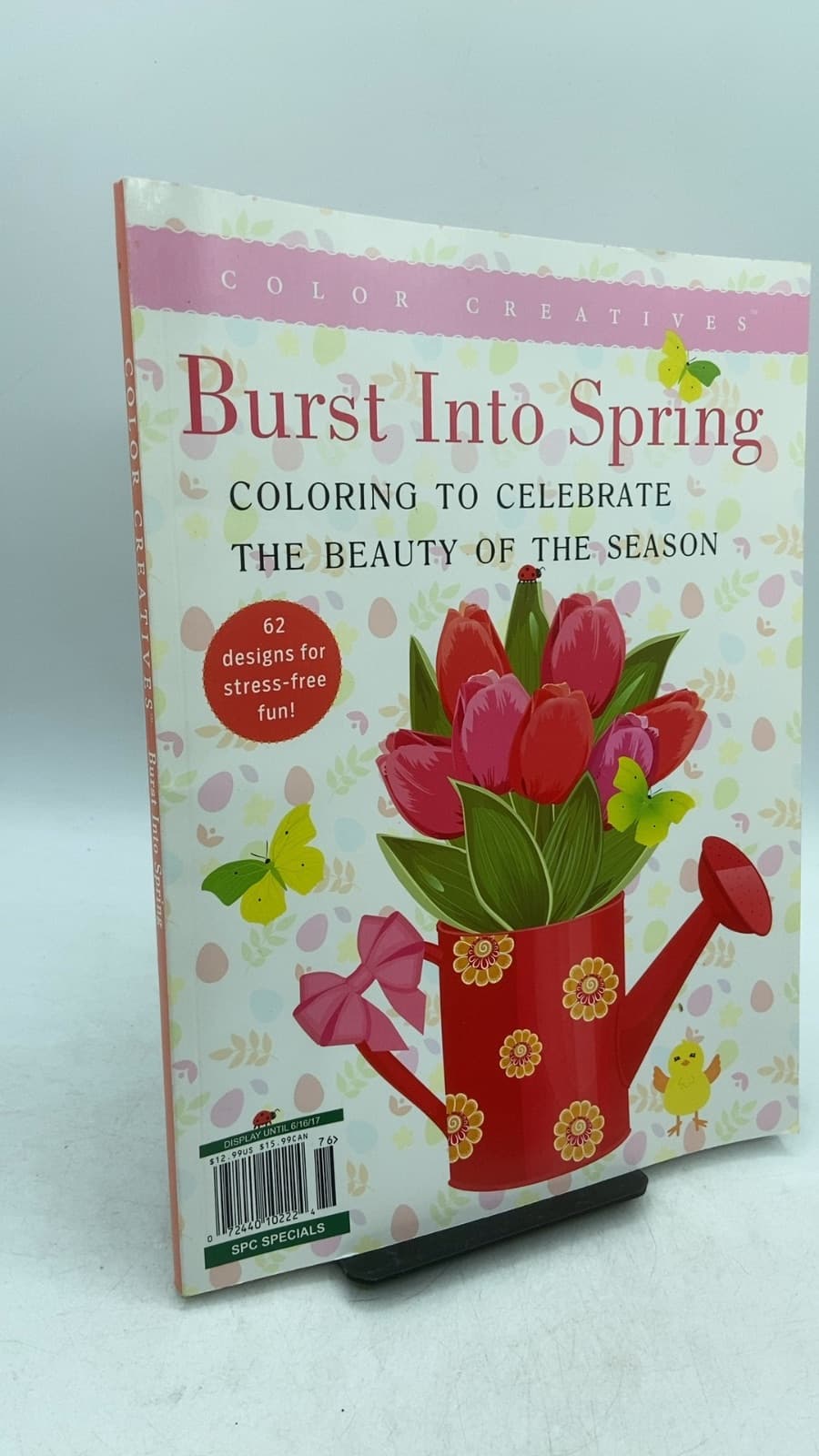 Burst Into Spring: Coloring to Celebrate the Beauty of the Season by Georgia Morrissey - front cover