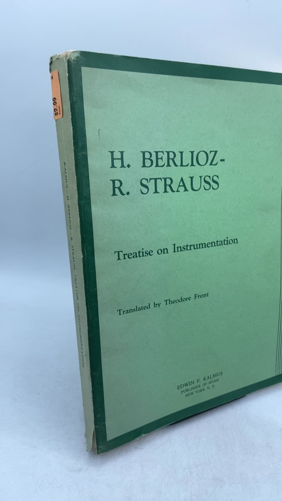 Treatise on Instrumentation by Hector Berlioz, Richard Strauss - front cover