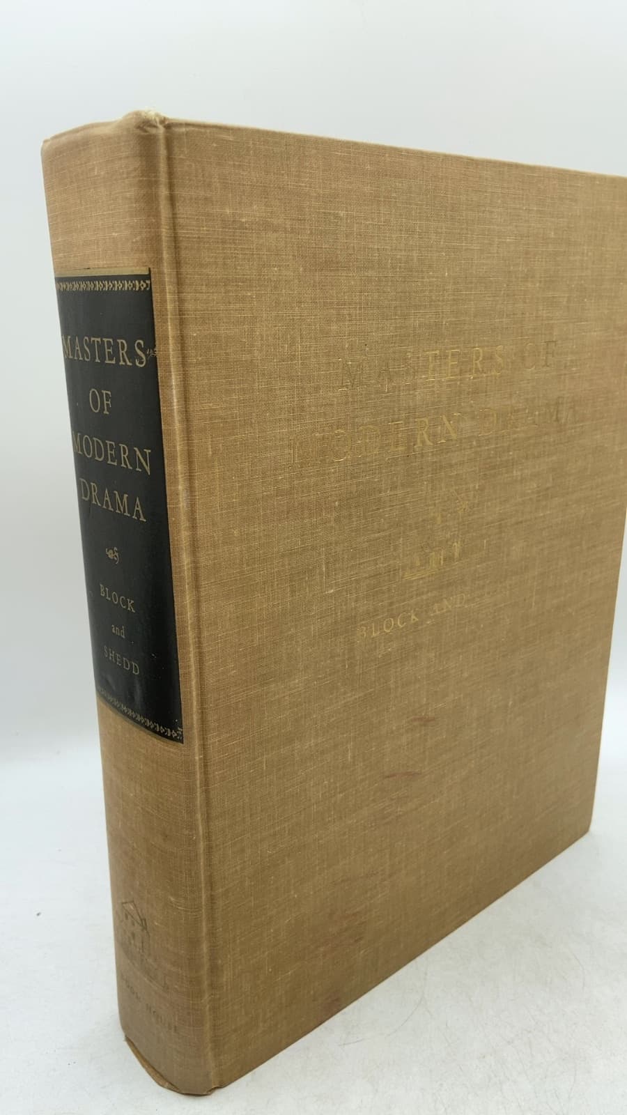 Masters of Modern Drama by Haskell M. Block and Robert G. Shedd - front cover