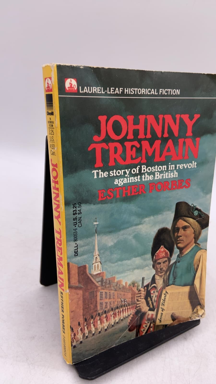Johnny Tremain by Esther Forbes - front cover