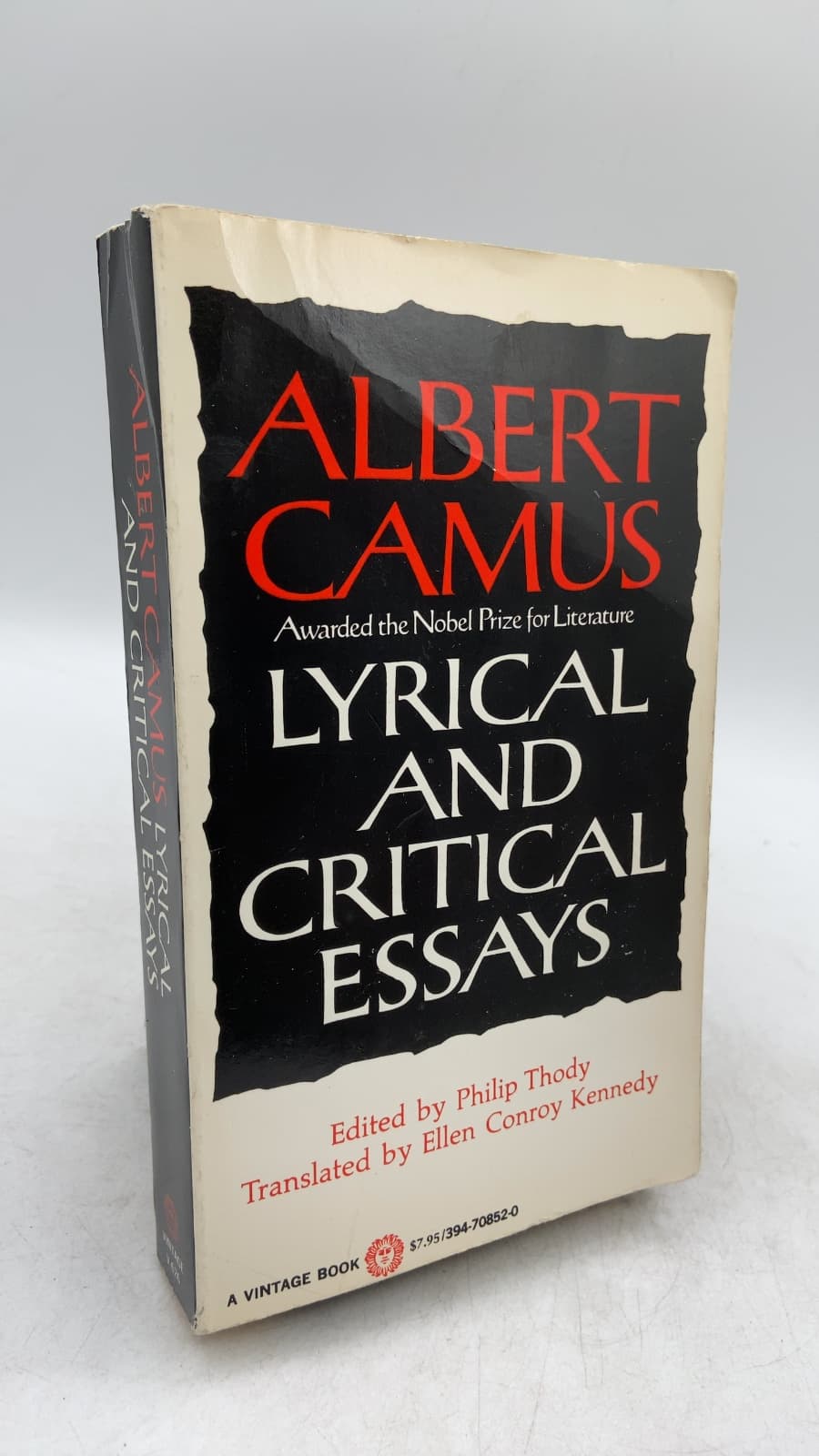 Lyrical and Critical Essays by Albert Camus - front cover