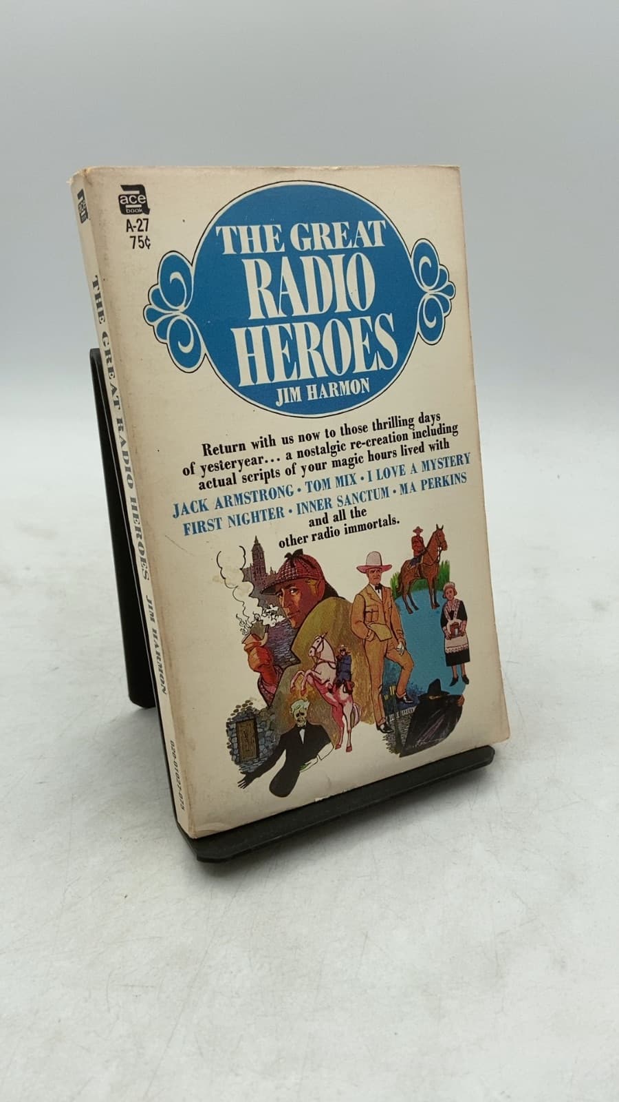 THE Great Radio Heroes by Jim Harmon - front cover