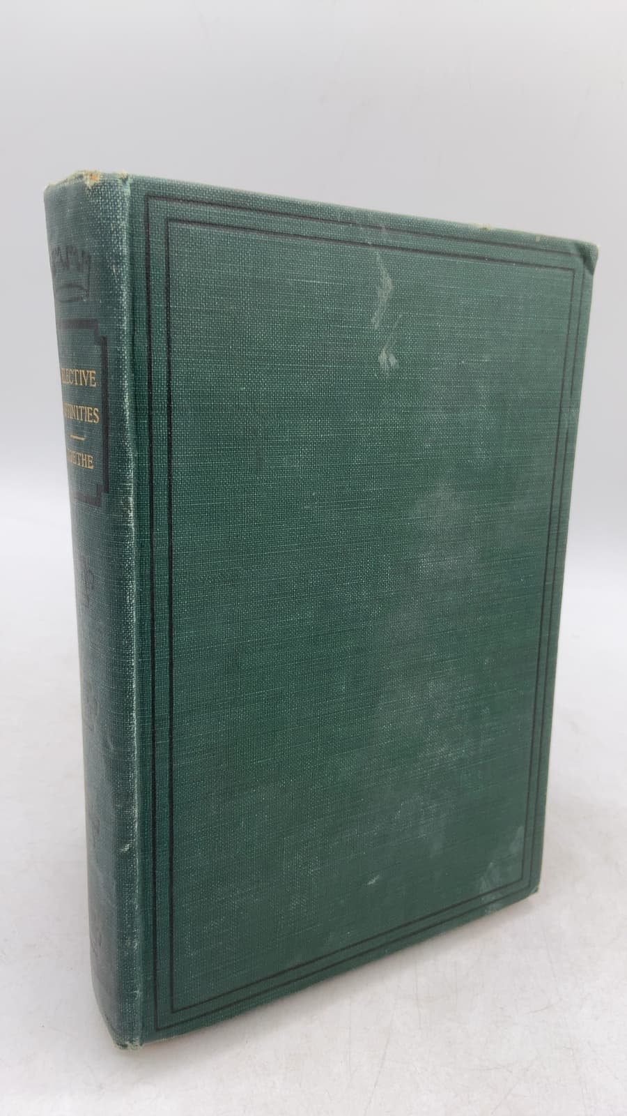 Elective Affinities by Wolfgang von Goethe - front cover