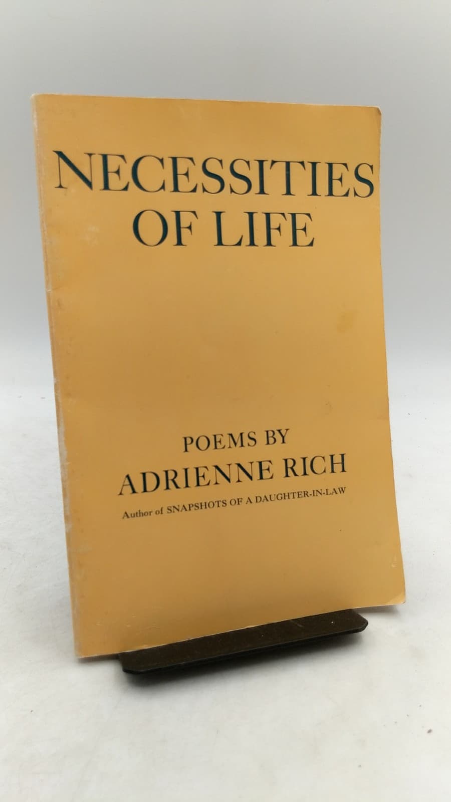 Necessities of Life: Poems 1962-1965 by Adrienne Rich - front cover