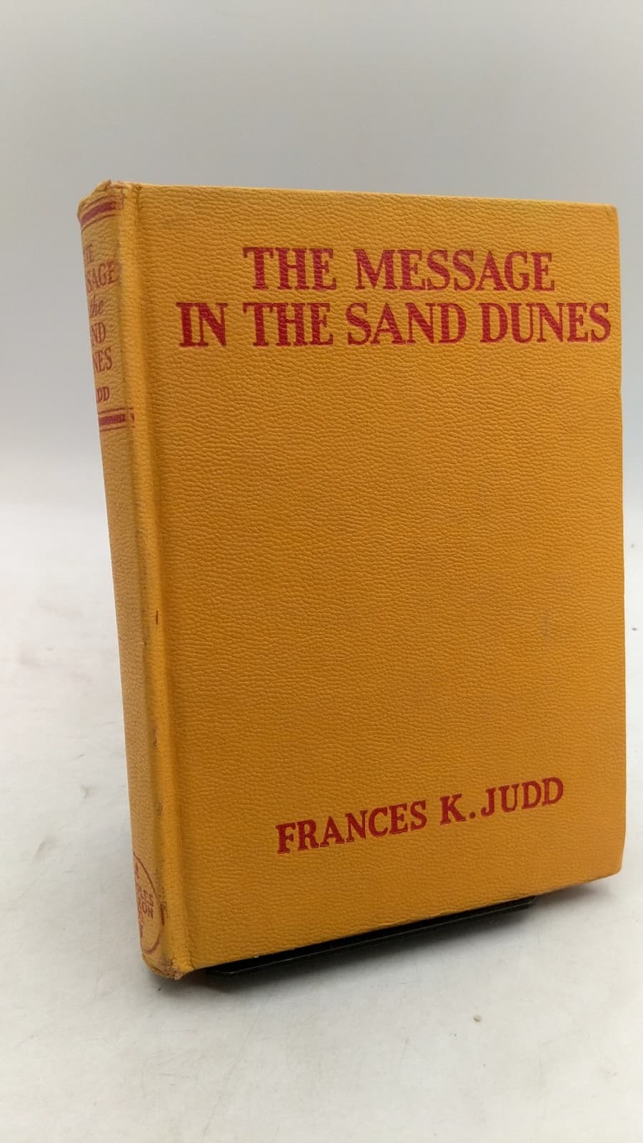 THE Message IN THE Sand Dunes by Frances K. Judd - front cover