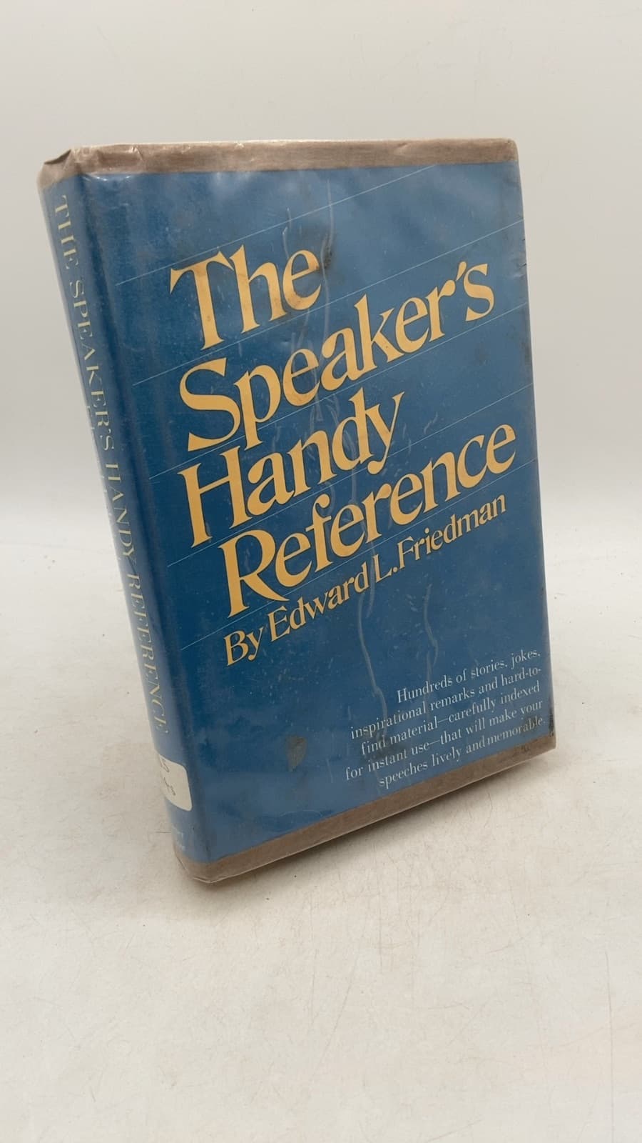 The Speaker's Handy Reference by Edward L. Friedman - front cover