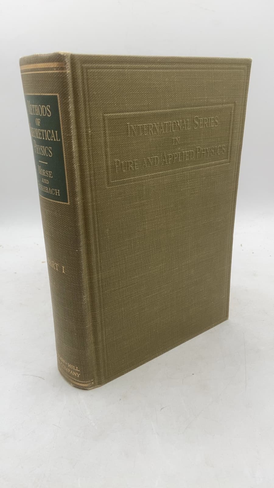 Methods of Theoretical Physics, Part I by Philip M. Morse and Herman Feshbach - front cover