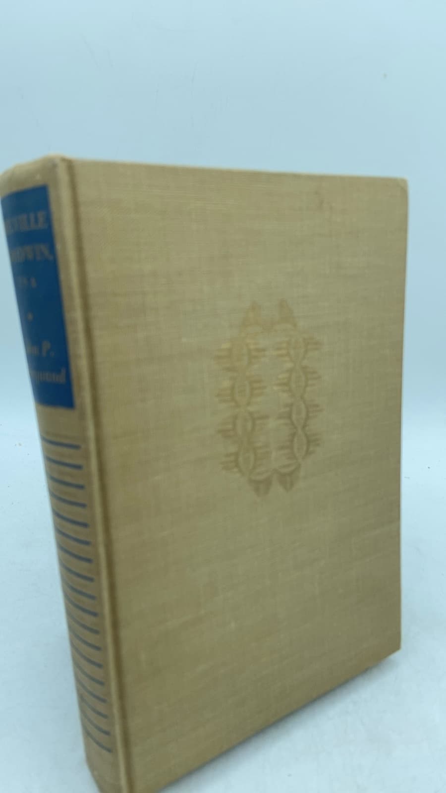 Melville Goodwin, USA by John P. Marquand - front cover