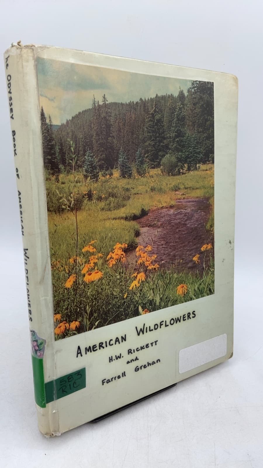 The Odyssey Book of American Wildflowers by H.W. Rickett and Farrell Grehan - front cover