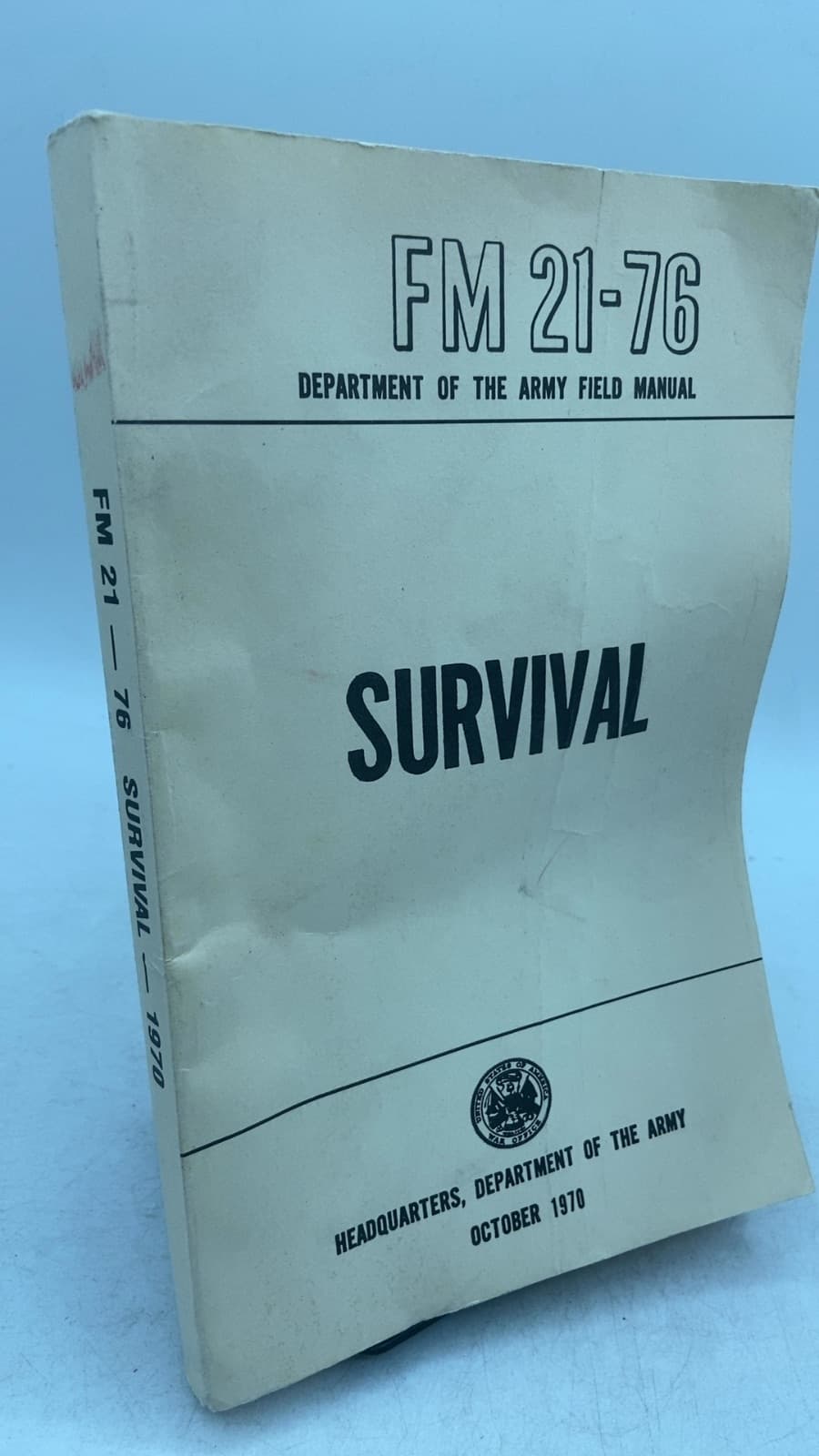 FM 21-76 Survival by Headquarters, Department of the Army - front cover