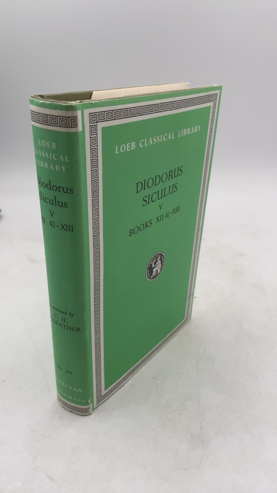 Diodorus Siculus V Books XII.41-XIII by Diodorus Siculus; C. H. Oldfather (Translator) - front cover