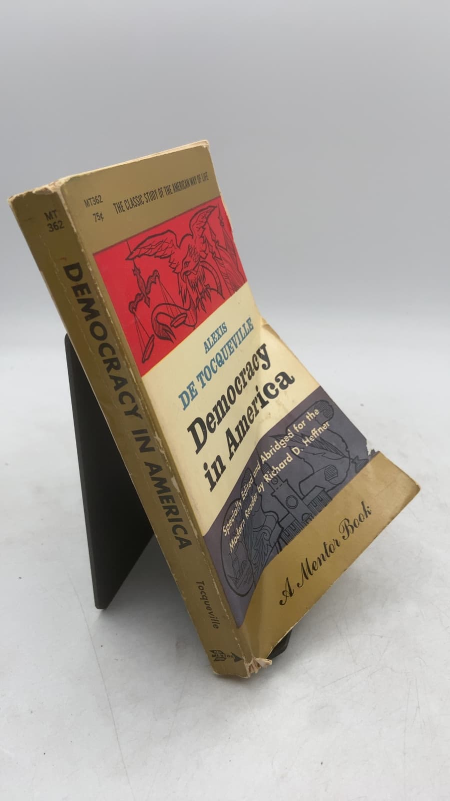 Democracy in America by Alexis de Tocqueville - front cover