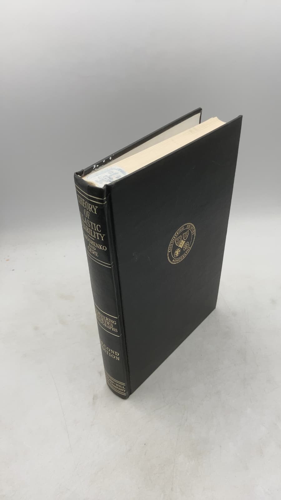 Theory of Elastic Stability by Stephen P. Timoshenko and James M. Gere - front cover