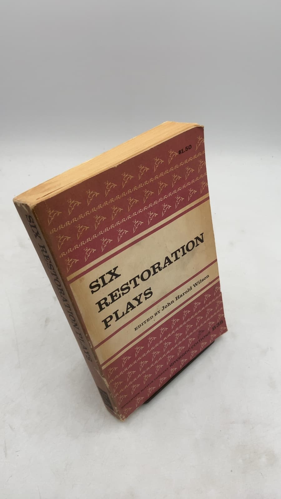 Six Restoration Plays by John Harold Wilson - front cover