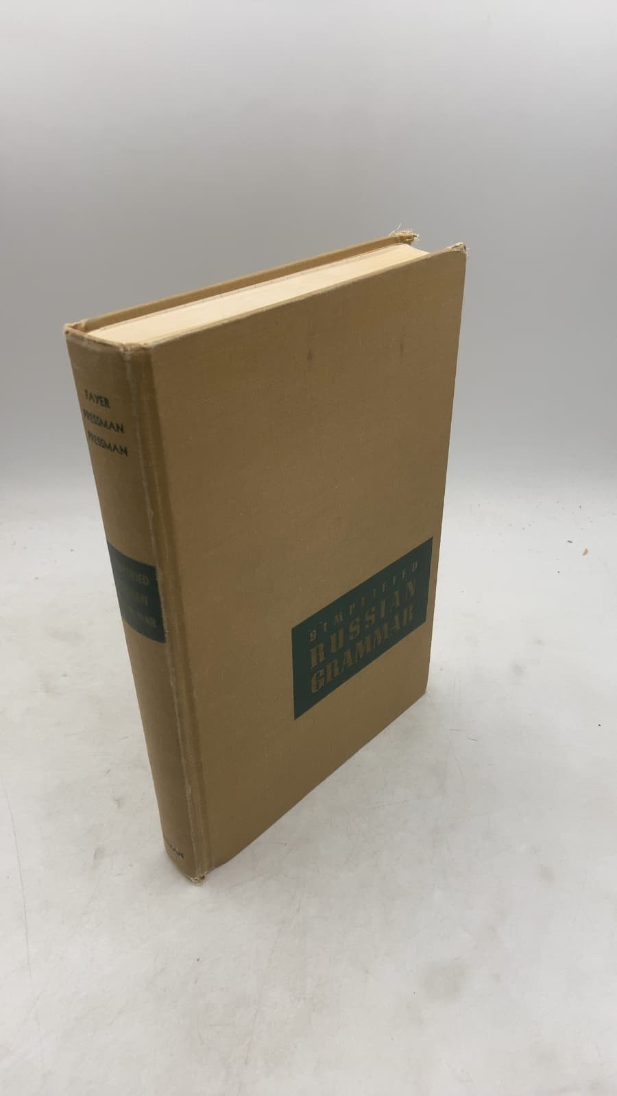 Simplified Russian Grammar by Mischa H. Fayer, Aron Pressman, Anastasia Feodorova Pressman - front cover