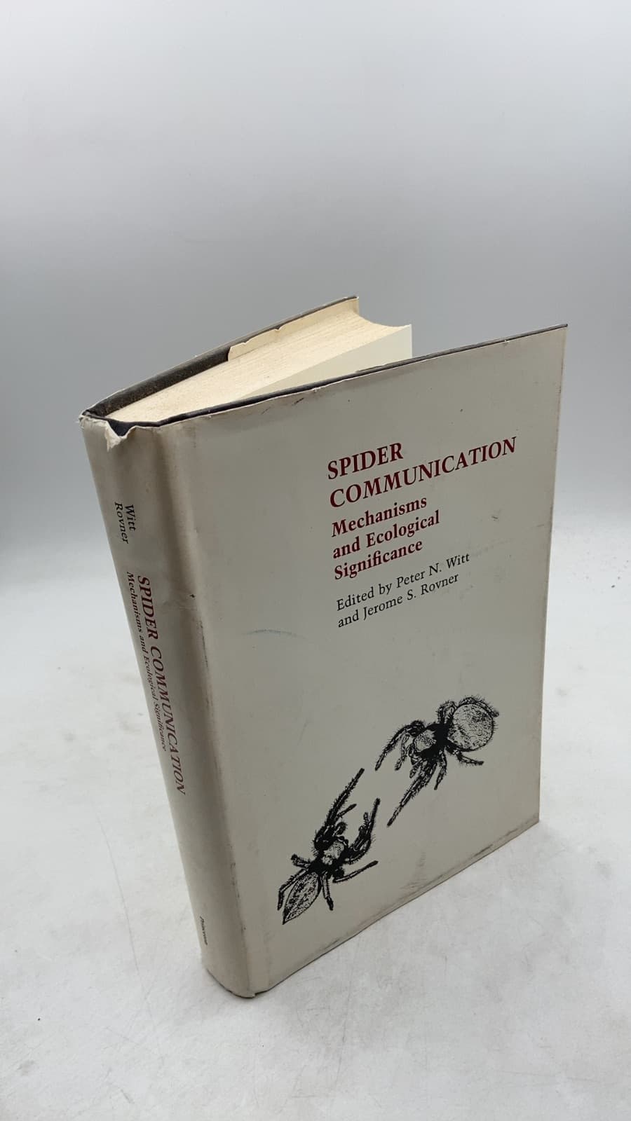 Spider Communication: Mechanisms and Ecological Significance by Edited by Peter N. Witt and Jerome S. Rovner - front cover