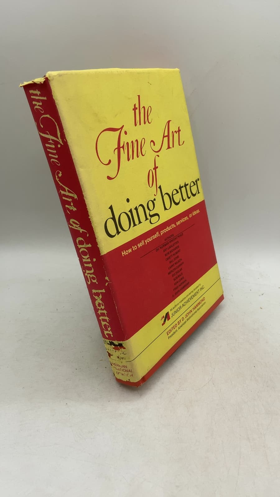 the Fine Art of doing better by Edited by D. John Hammond - front cover
