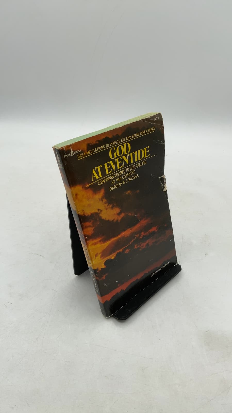 GOD AT Eventide by Two Listeners; Edited by A. J. Russell - front cover