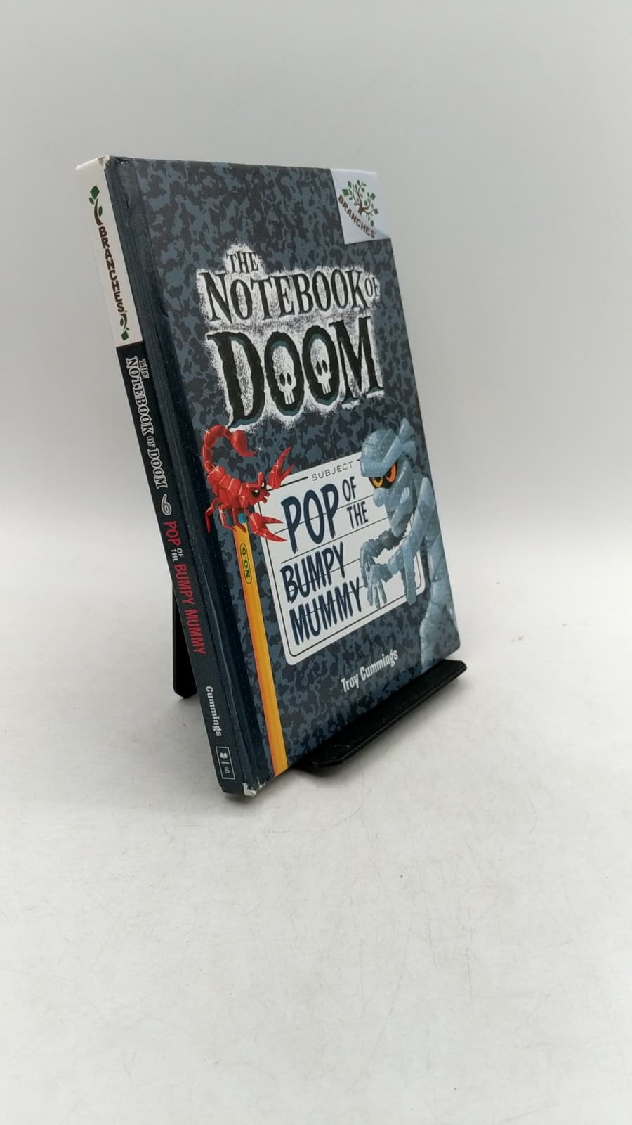 The Notebook of Doom: Pop of the Bumpy Mummy by Troy Cummings - front cover