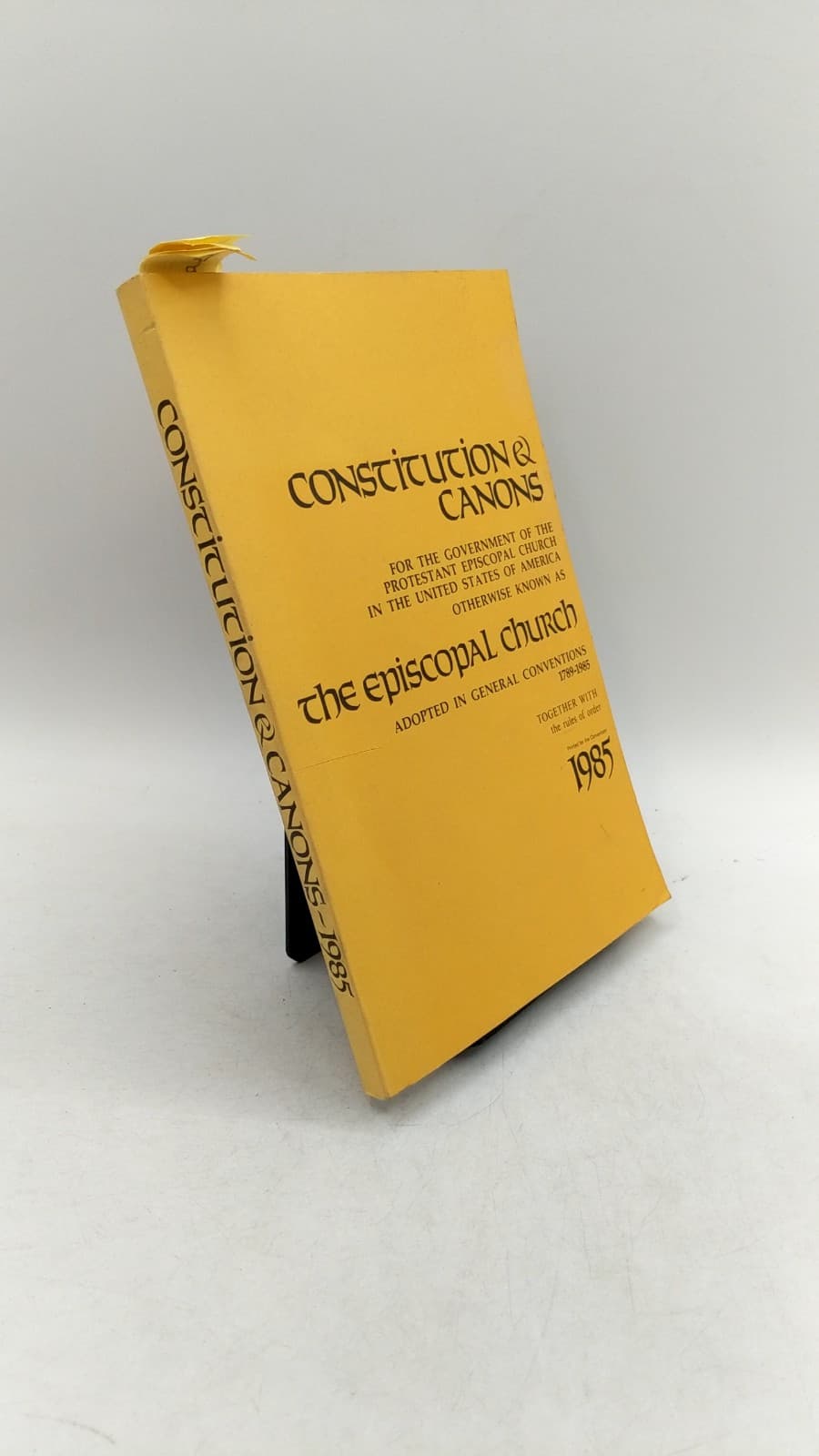 Constitution & Canons for the Government of the Protestant Episcopal Church in the United States of America Otherwise Known as The Episcopal Church - front cover