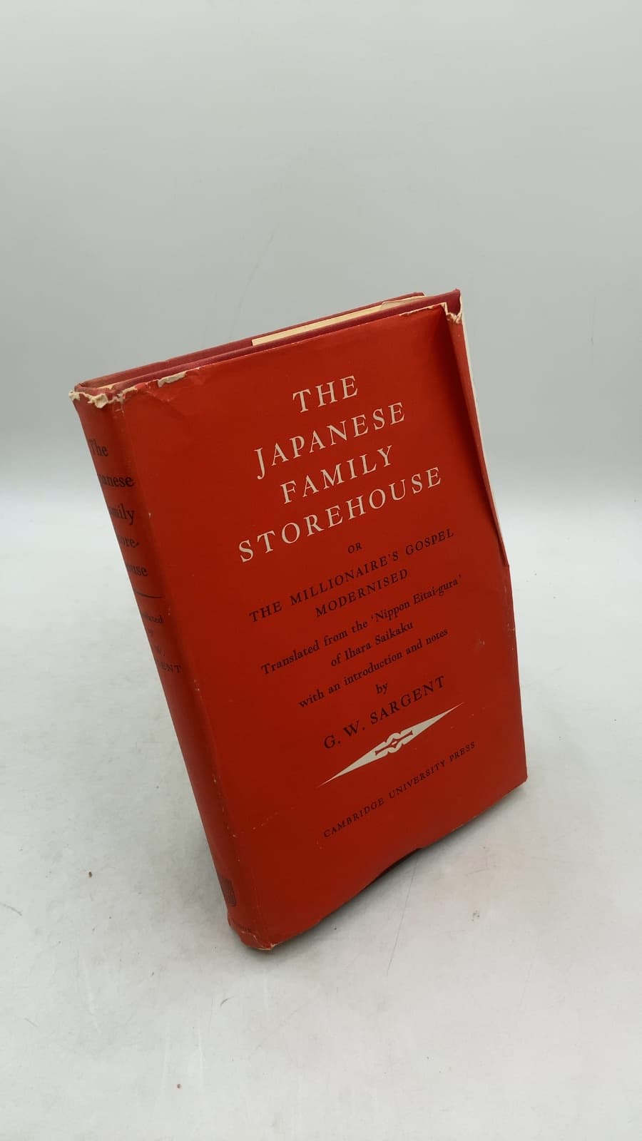 The Japanese Family Storehouse or The Millionaire's Gospel Modernised by Ihara Saikaku - front cover
