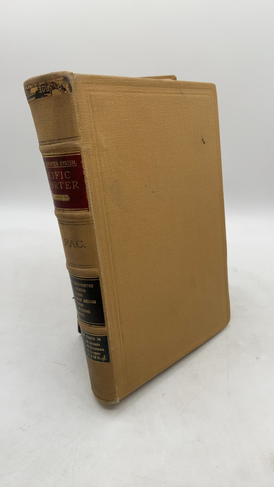 The Pacific Reporter, Volume 141, Permanent Edition - front cover