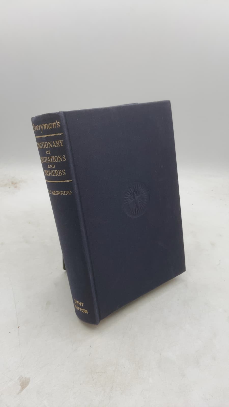 Everyman's Dictionary of Quotations and Proverbs by D. C. Browning - front cover