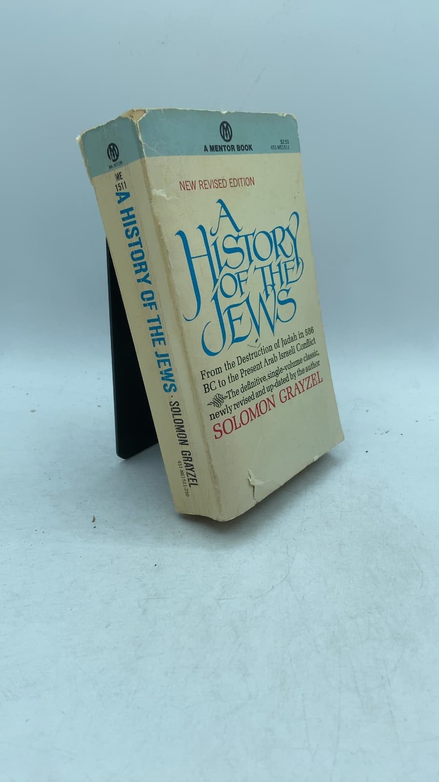 A History of the Jews by Solomon Grayzel - front cover