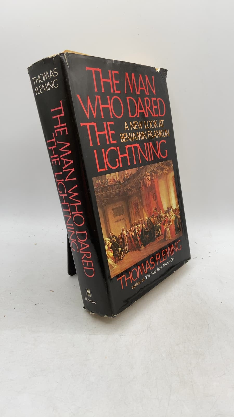 The Man Who Dared the Lightning: A New Look at Benjamin Franklin by Thomas Fleming - front cover