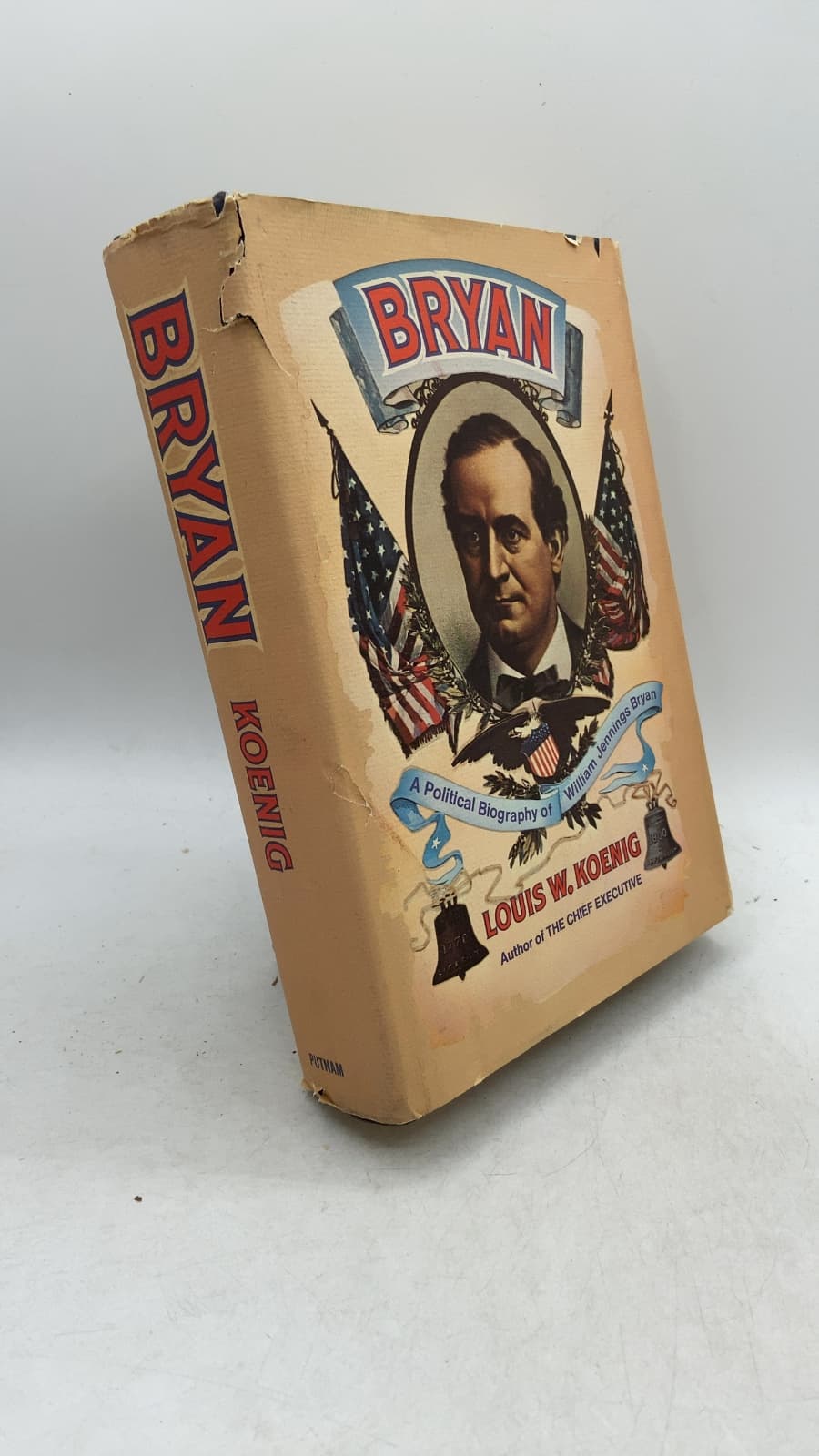 BRYAN A Political Biography of William Jennings Bryan by Louis W. Koenig - front cover