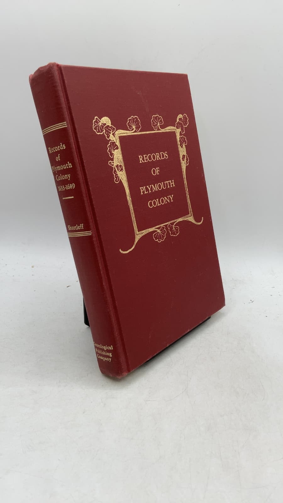 Records of the Colony of New Plymouth in New England by Nathaniel B. Shurtleff, M.D. - front cover
