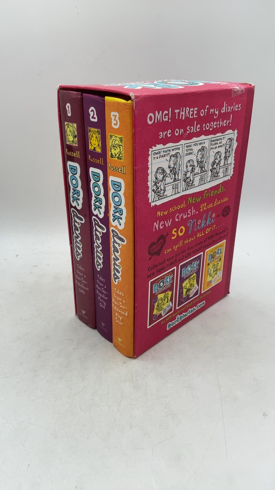 Dork Diaries: Tales from a NOT-SO-Fabulous Life by Rachel Renée Russell with Nikki Russell and Erin Russell - front cover