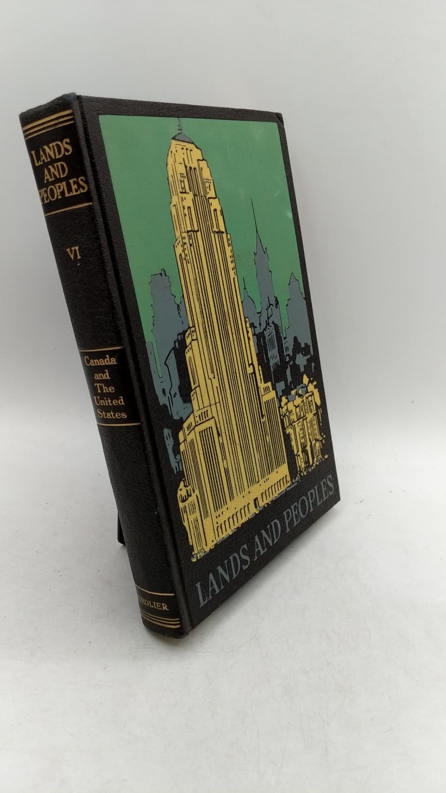 Lands and Peoples: The World in Color, Volume 6: Canada and The United States - front cover
