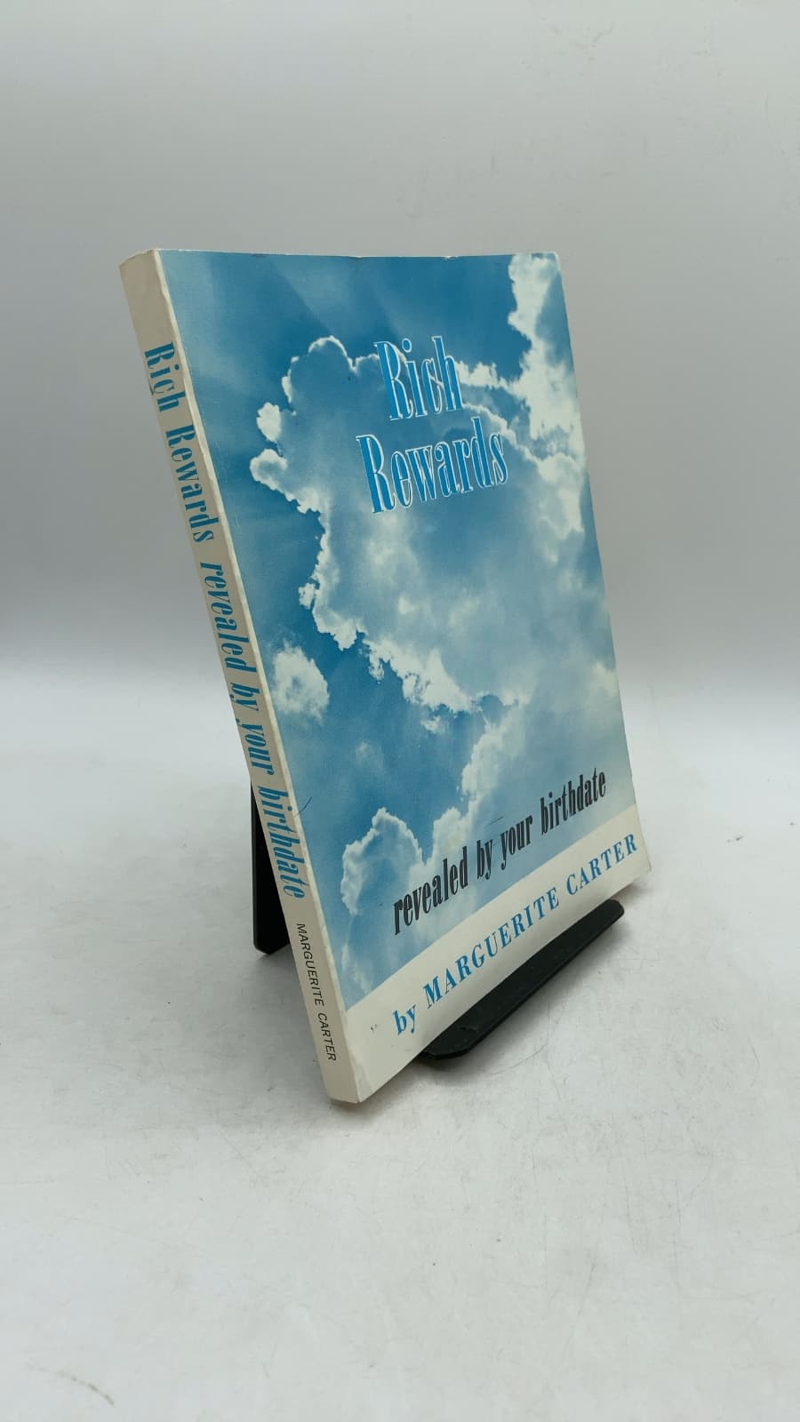 Rich Rewards revealed by your birthdate by Marguerite Carter - front cover