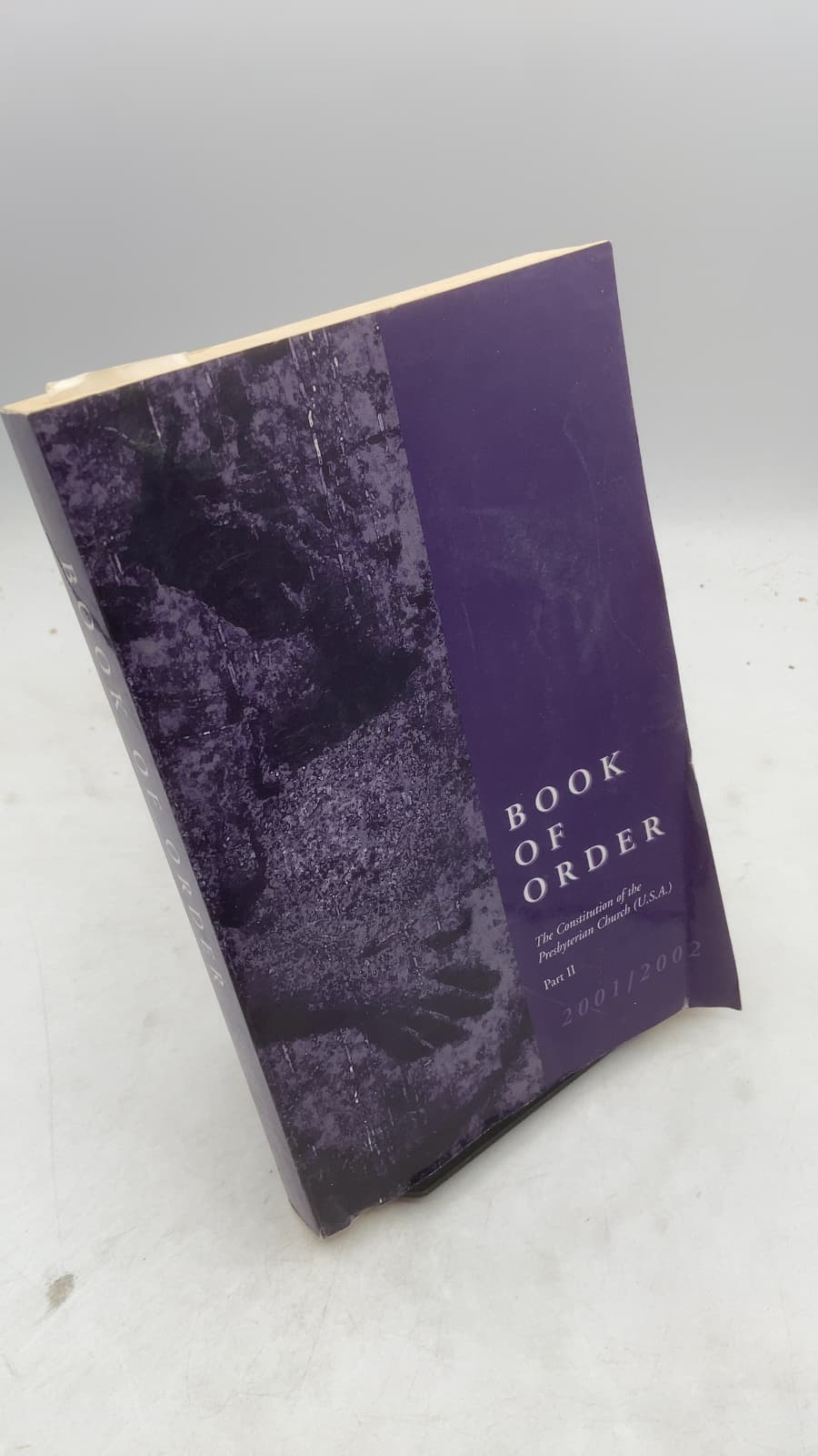 Book of Order 2001-2002: The Constitution of the Presbyterian Church (U.S.A.) Part II by Office of the General Assembly - front cover