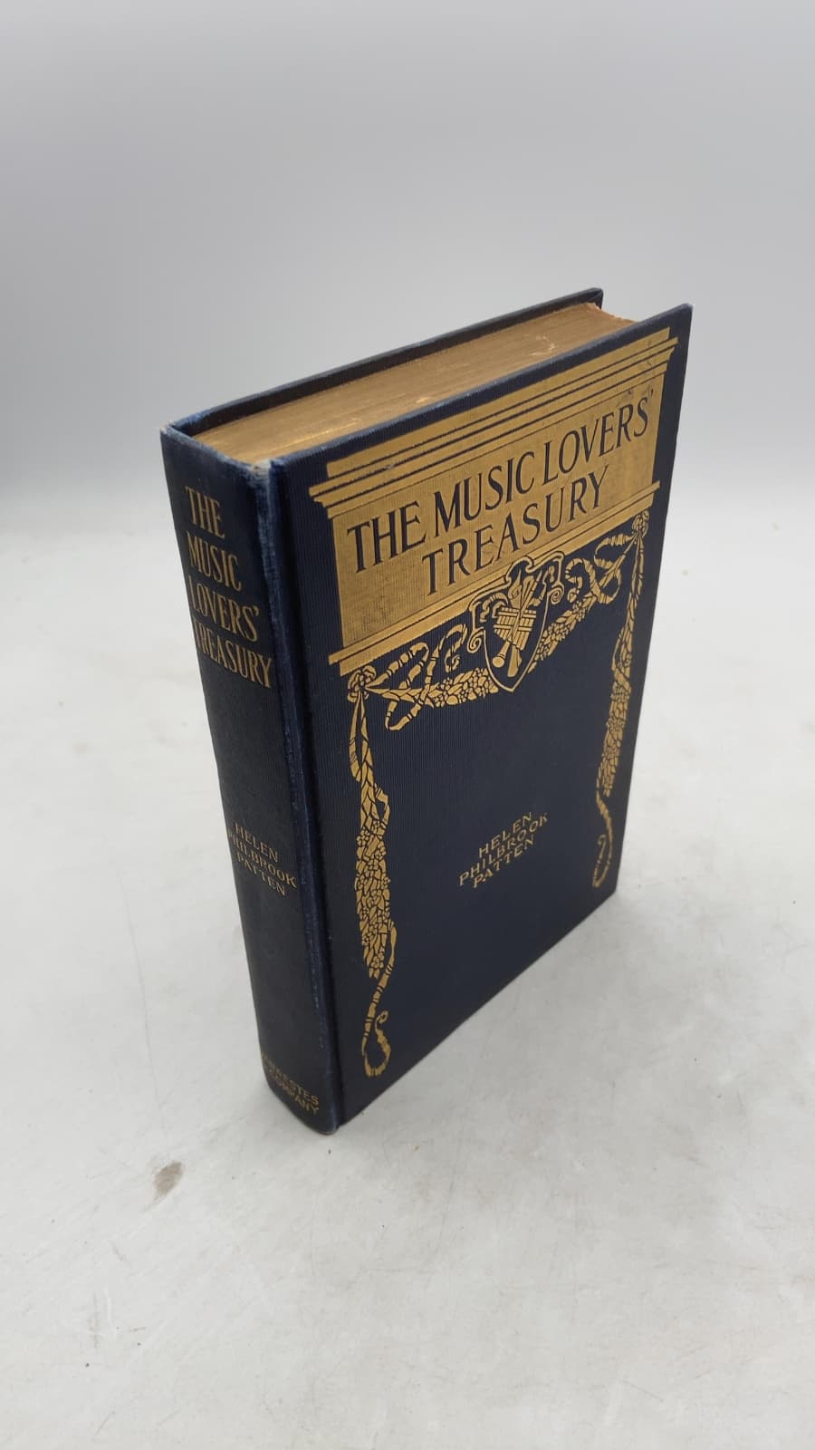 The Music Lovers' Treasury by Helen Philbrook Patten - front cover