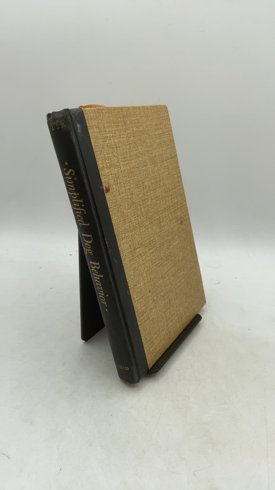 Simplified Dog Behavior for Home, Car and Street by Fred Otté, Jr. - front cover