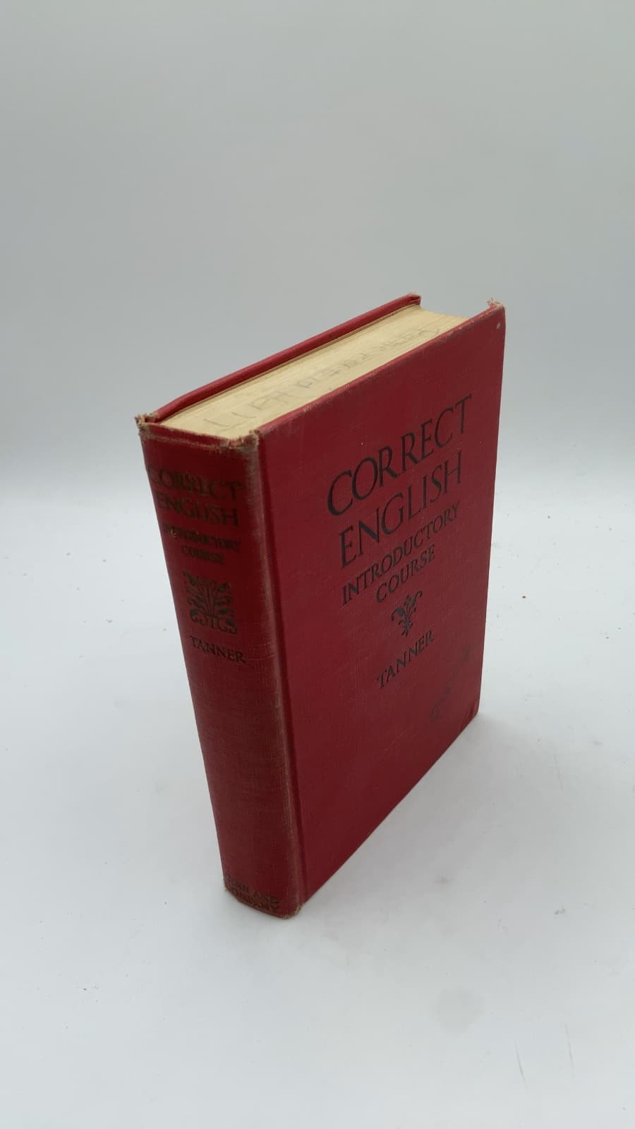 Correct English: Introductory Course by William M. Tanner - front cover