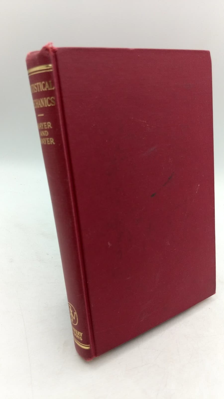 Statistical Mechanics by Joseph Edward Mayer and Maria Goeppert Mayer - front cover