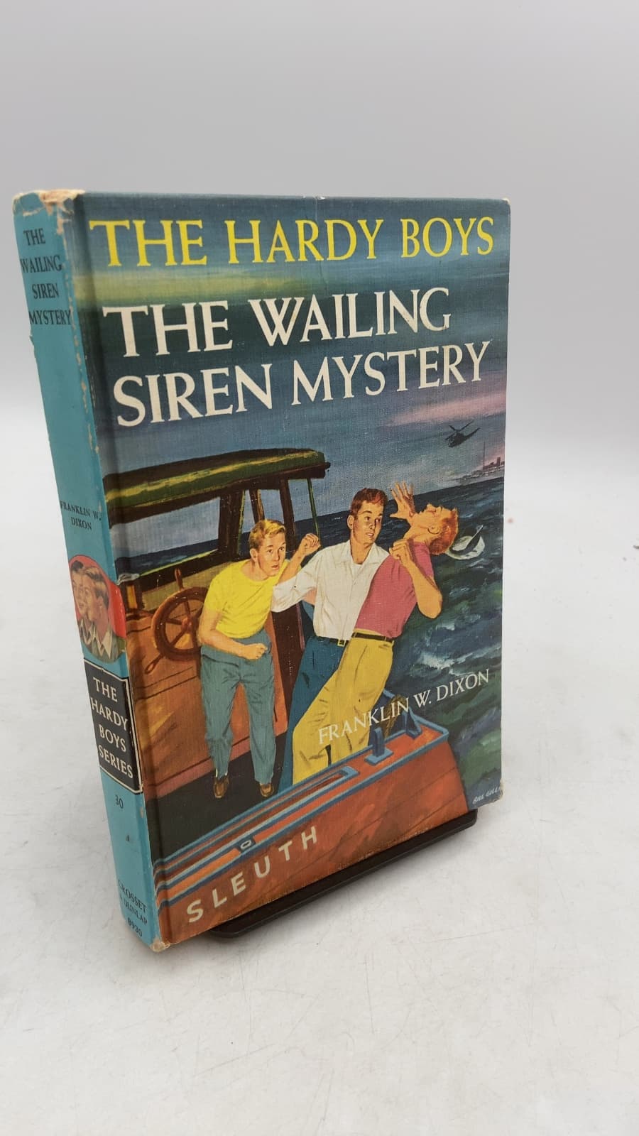 The Wailing Siren Mystery by Franklin W. Dixon - front cover