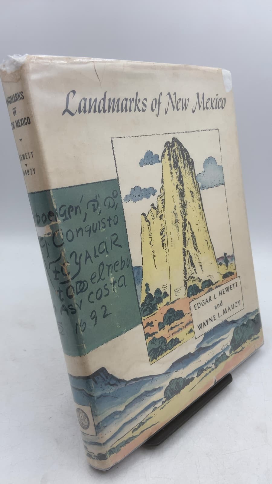 Landmarks of New Mexico by Edgar L. Hewett and Wayne L. Mauzy - front cover