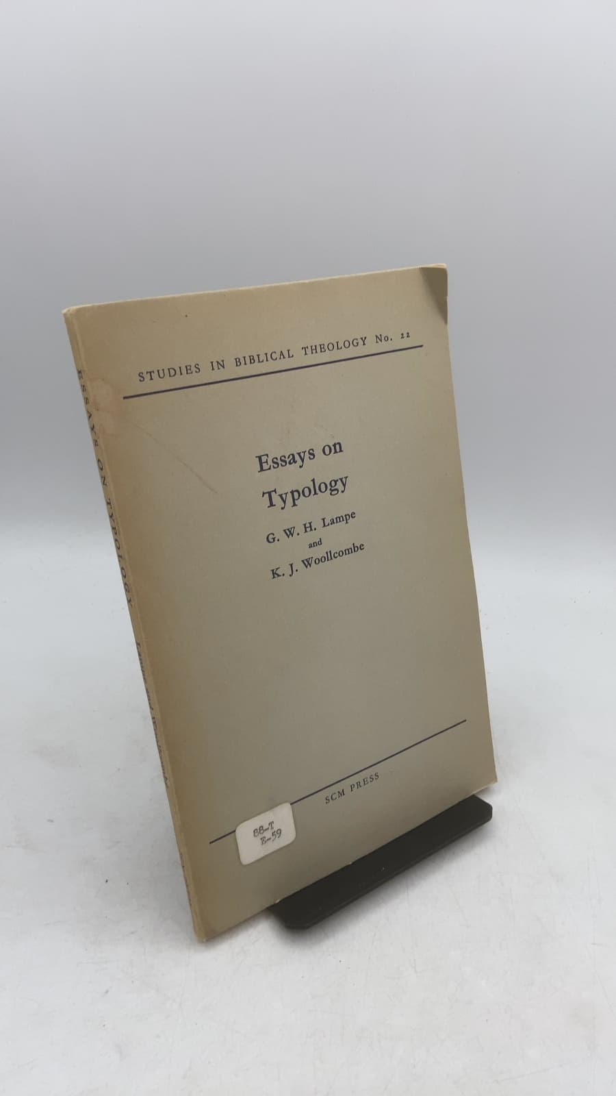 Essays on Typology by G. W. H. Lampe and K. J. Woollcombe - front cover