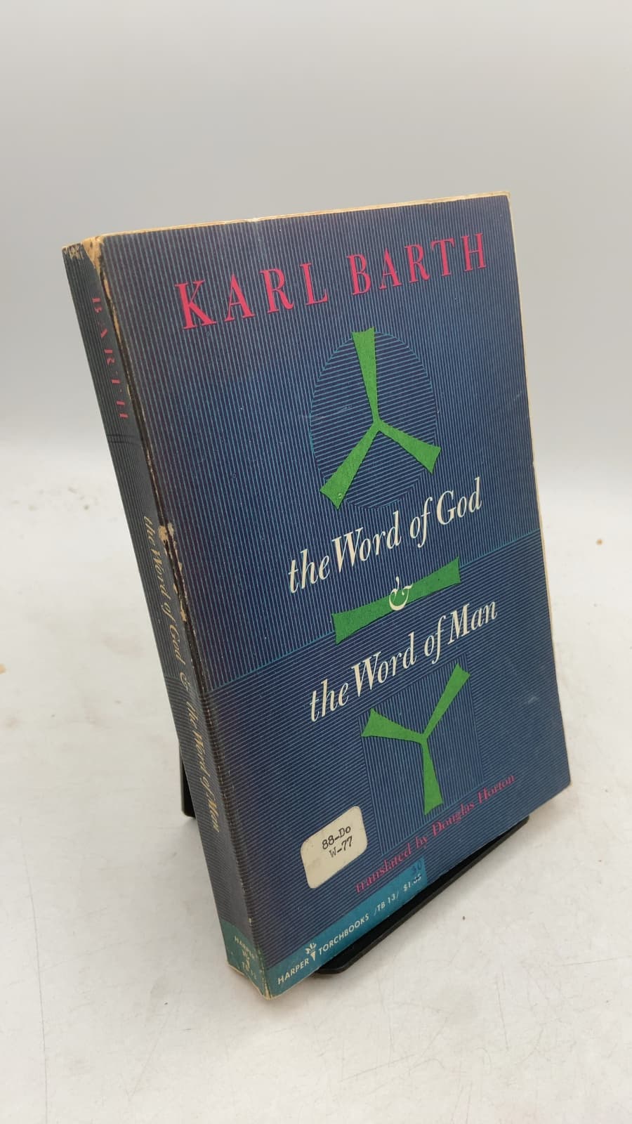 The Word of God and the Word of Man by Karl Barth - front cover