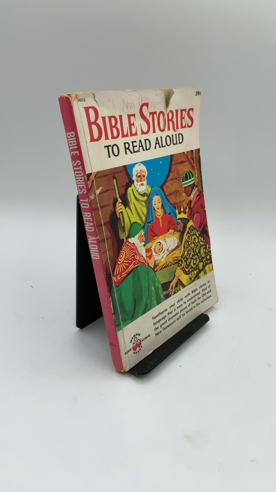 Bible Stories to Read Aloud by Oscar Weigle - front cover
