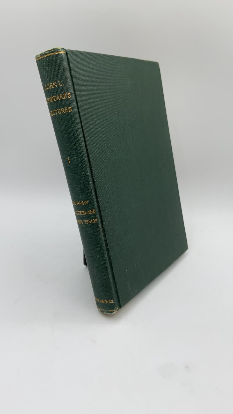 John L. Stoddard's Lectures: Complete in Ten Volumes, Volume One (Norway, Switzerland, Athens, Venice) by John L. Stoddard - front cover