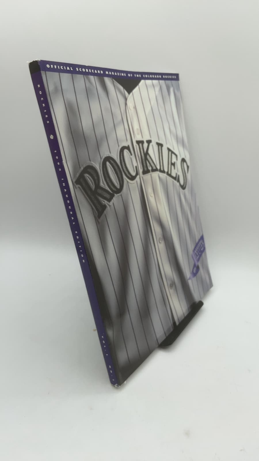 Official Scorecard Magazine of the Colorado Rockies: 1993 Inaugural Edition, Vol. 1, No. 1 - front cover