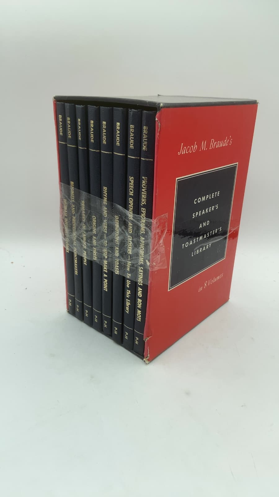 Jacob M. Braude's Complete Speaker's and Toastmaster's Library by Jacob M. Braude - front cover